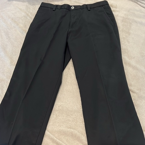 DOCKERS D2 BLACK CREASED DRESS PANTS 33/30 - Picture 5 of 6